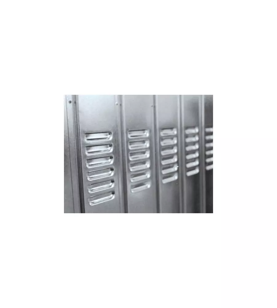 PORTA MONOLAMIERA ZINCATA PER CANTINE, 80X200 CM